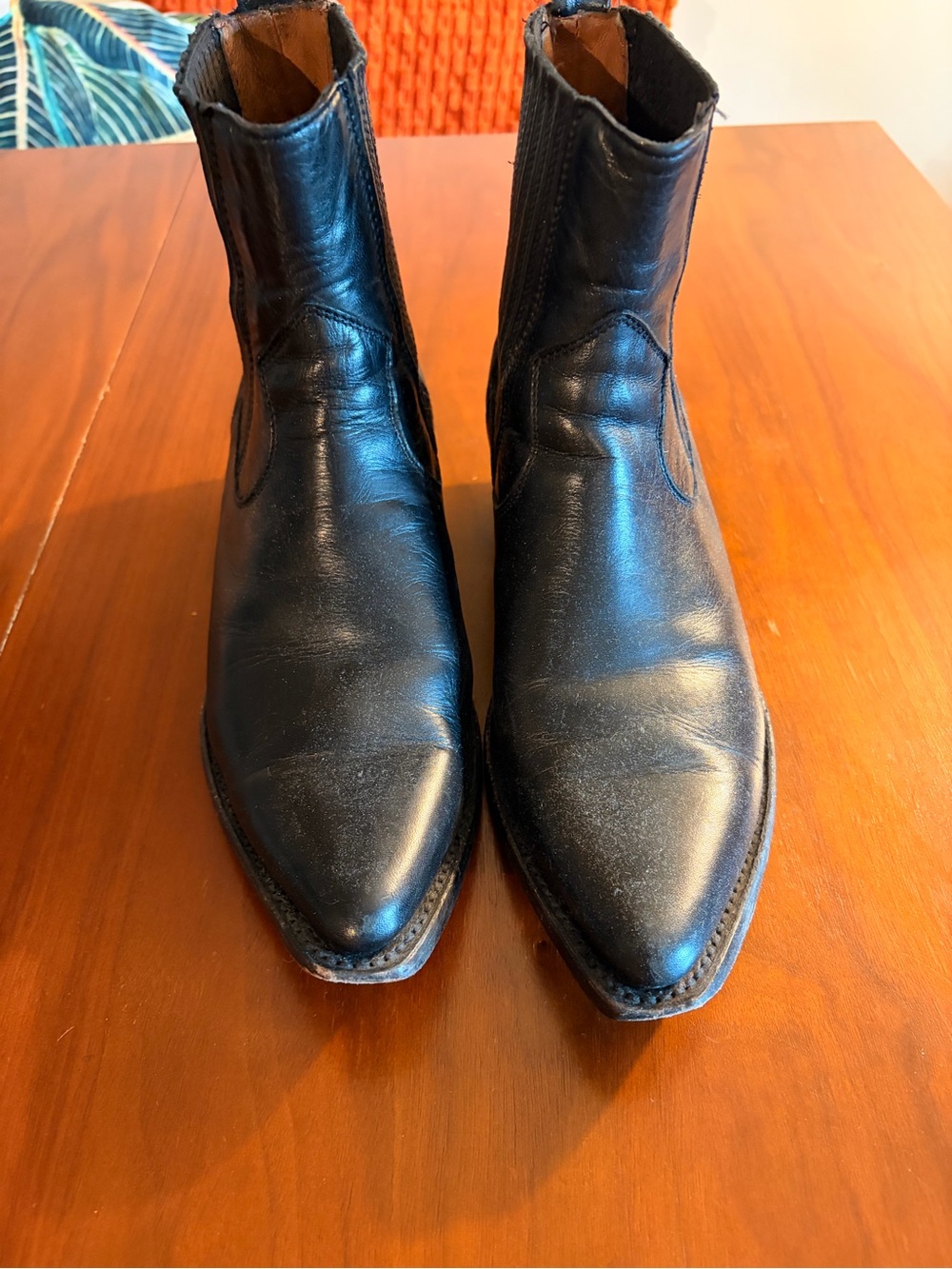 Authentic Frey Black Leather Boots